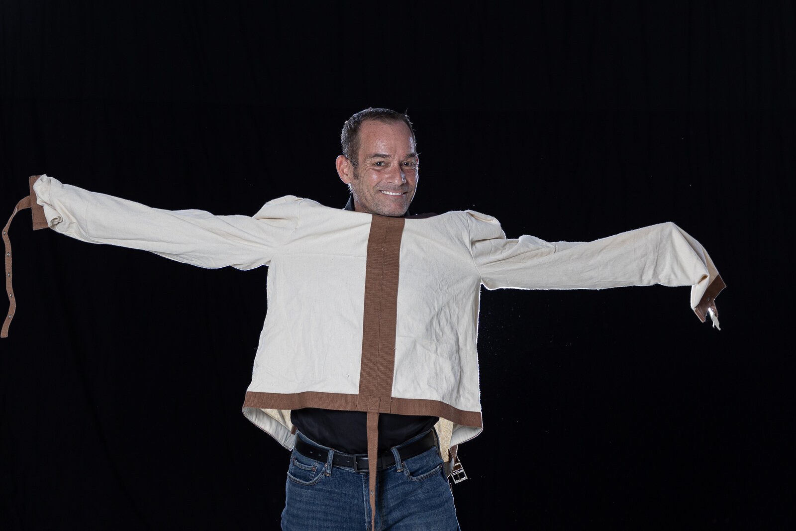 Chad Currin performing mentalism on stage